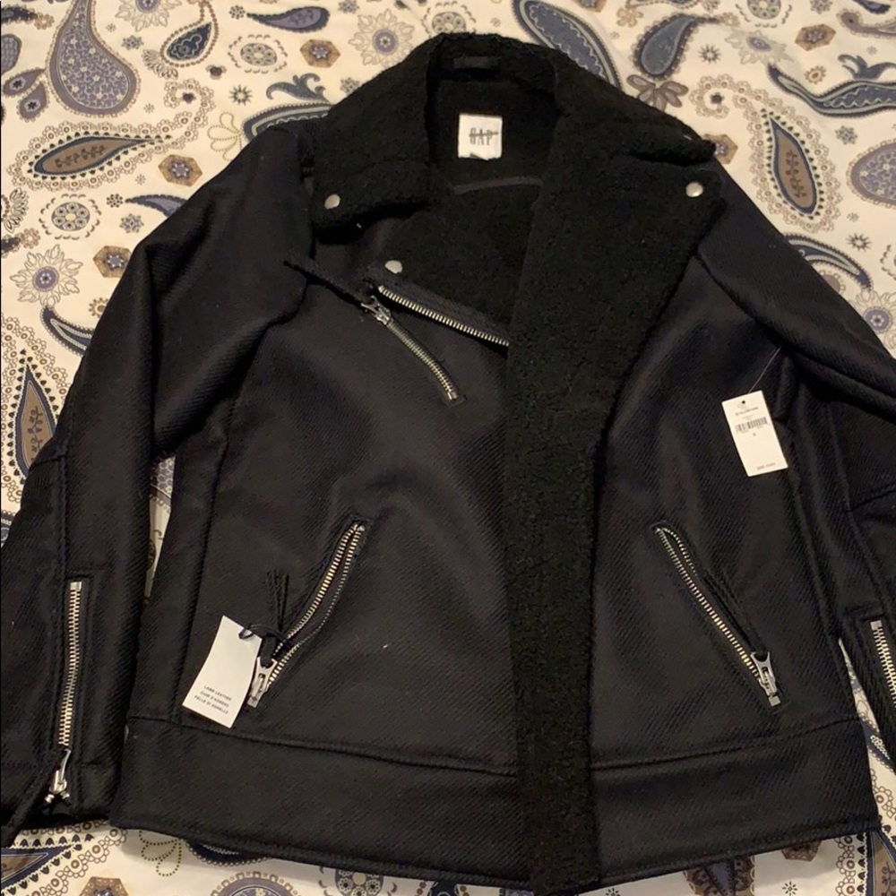 Black Sherpa Jacket in black size S